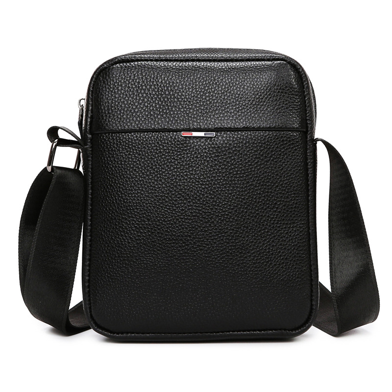 Leather Work Bag Laptop - 남성용 비즈니스 가죽 숄더백 트렌드 대용량