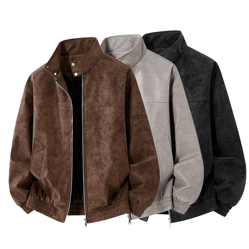 Leather Work Jacket - 봄 가을 겨울 인기상품 타이다이 남성용