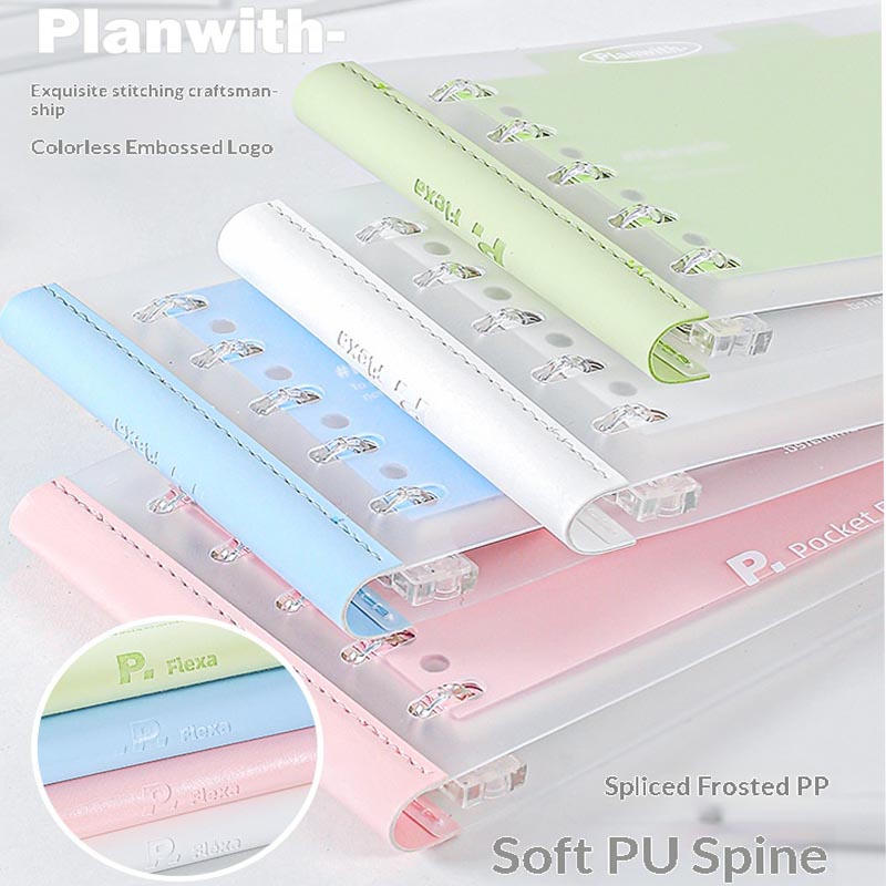 Leather Work Diary - Planwith 미니 B7 루즈리프 노트 포켓