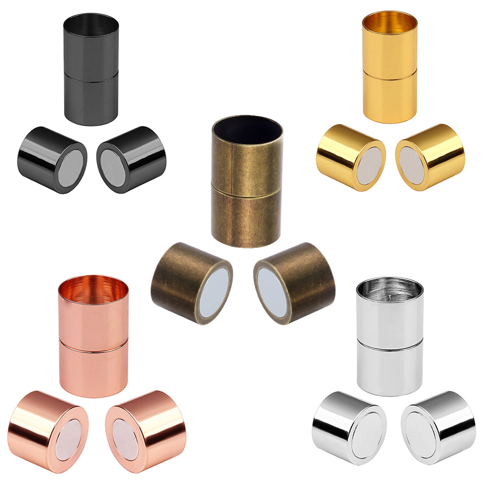 Leatherwork Beginner - 강력한 자석 클라스프 5세트 3/4/5/6/7/8/10/12/14/15mm 가죽