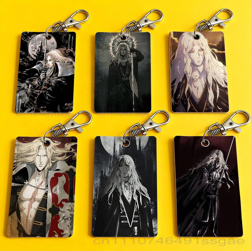 For Leather Work - 게임 C-Castlevania Alucard 배지 홀더 은행용