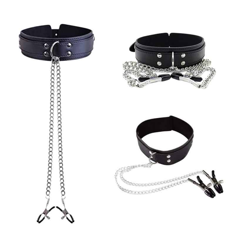 펑크 가죽 목걸이 체인 니플 클램프 가슴 클립 BDSM - Leatherwork Clamp 리뷰 및 가격