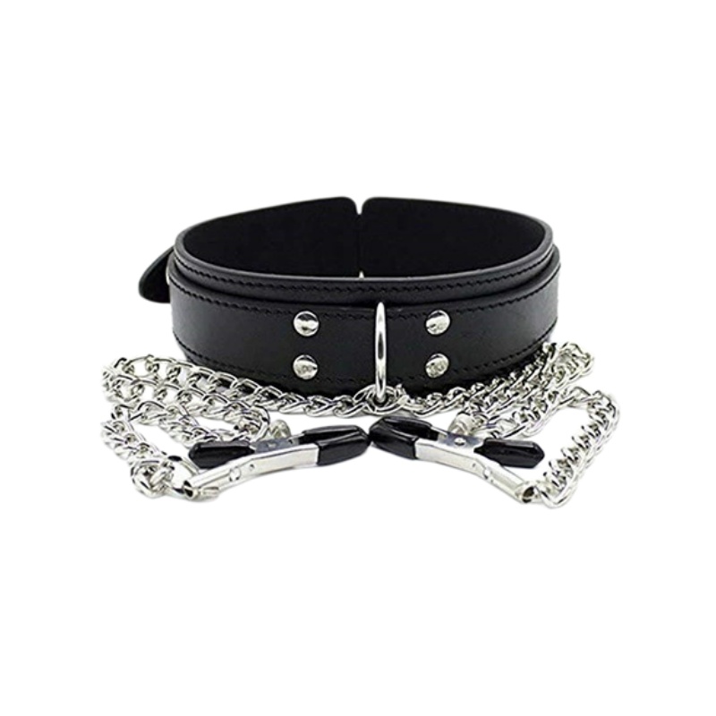 펑크 가죽 목걸이 체인 니플 클램프 가슴 클립 BDSM - Leatherwork Clamp 리뷰 및 가격