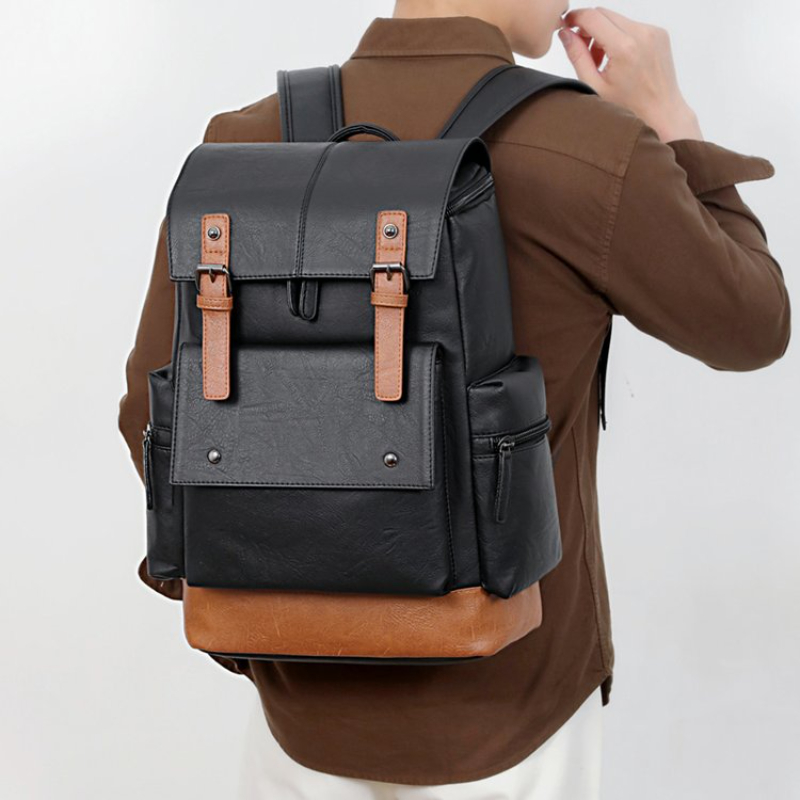 뉴 빈티지 남성용 가죽 백팩 대용량 15.6인치 노트북 - Leather Work Bag Laptop 리뷰 및 가격