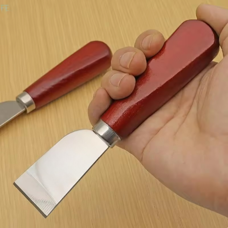 가죽 스키빙 나이프, 나무 손잡이가 있는 가죽 절단칼, - Leatherwork Beginner 리뷰 및 가격
