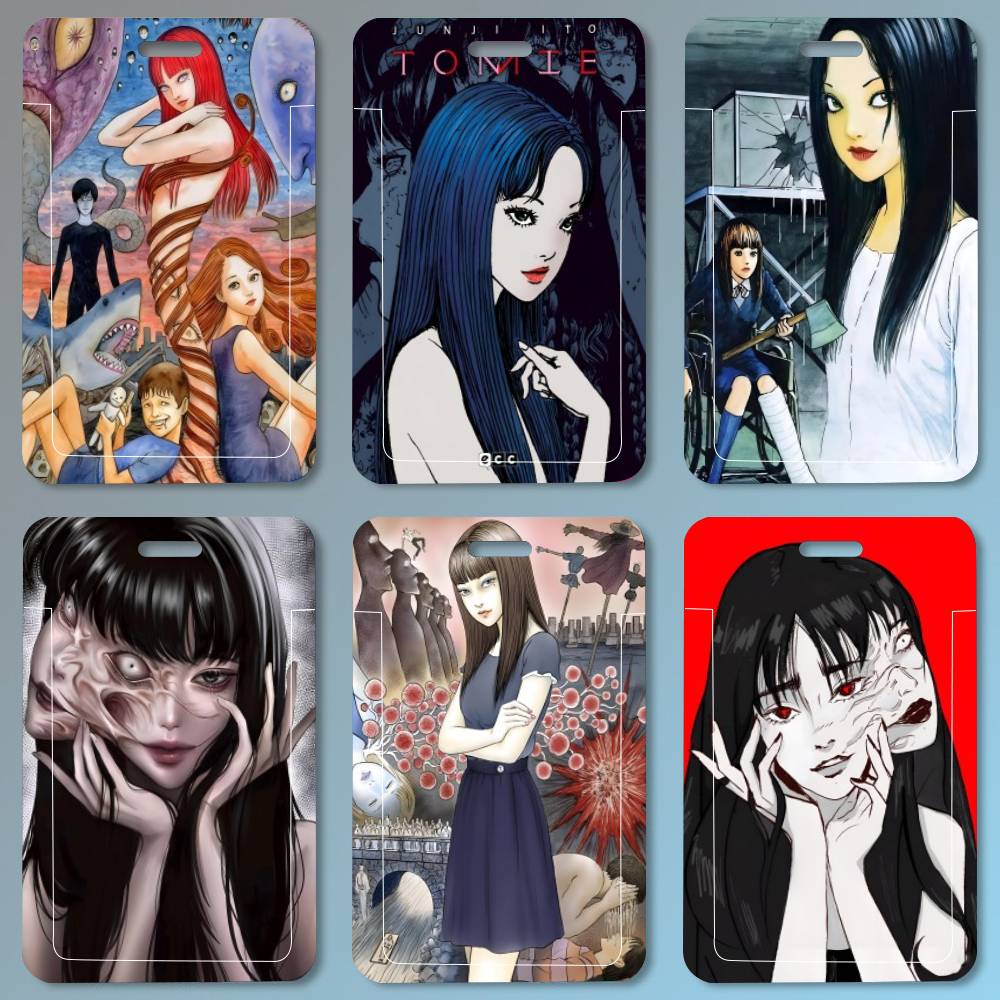 Junji Ito Tomie 레트로 ID 카드 홀더 끈 - Leather Work For Kids 리뷰 및 가격