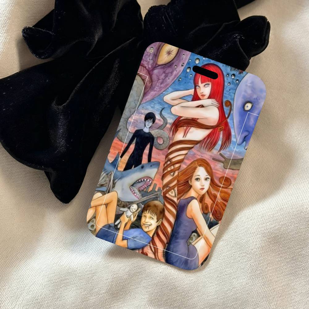 Junji Ito Tomie 레트로 ID 카드 홀더 끈 - Leather Work For Kids 리뷰 및 가격