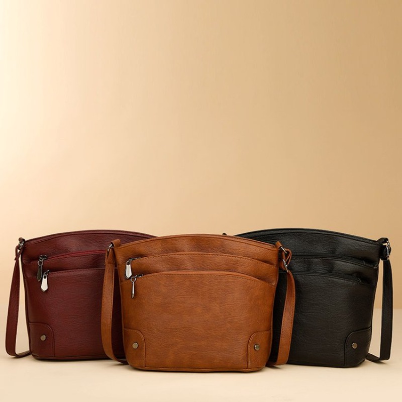 고품질 기저귀 가방 미니멀리스트 가죽 숄더백 빈티지 레 - Leatherwork Logo 리뷰 및 가격