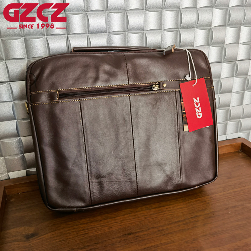 GZCZ 남성용 핸드백 레저 비즈니스 컴퓨터 가방 헤드 - Leather Work Handbag 리뷰 및 가격