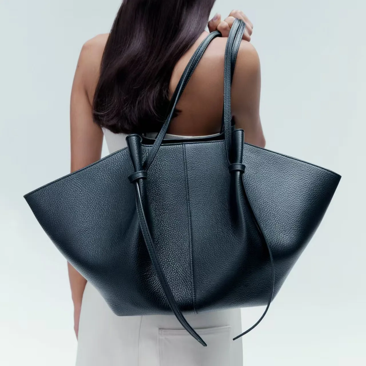 여성 가죽 숄더백 덤플링 퍼스 호보 핸드백 대용량 토트 - Leather Work Handbag 리뷰 및 가격