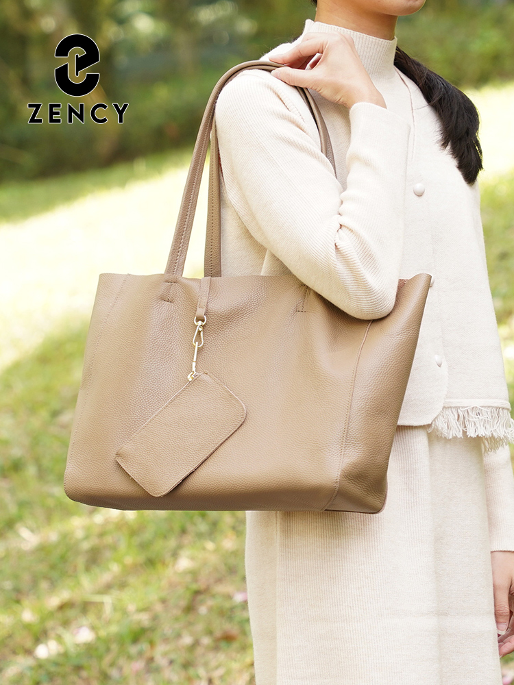 Zency 정품 가죽 대형 토트 백 비치 핸드백 럭셔리 - Leather Work Handbag 리뷰 및 가격