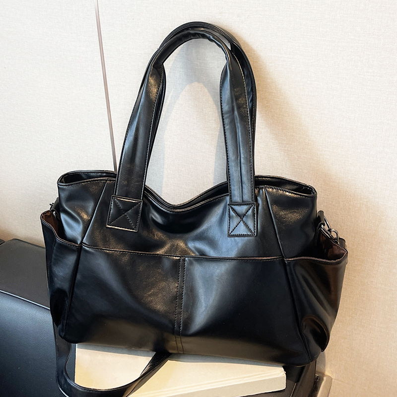 여성용 레트로 소프트 가죽 핸드백, 다중 포켓 대용량  - Leather Work Handbag 리뷰 및 가격