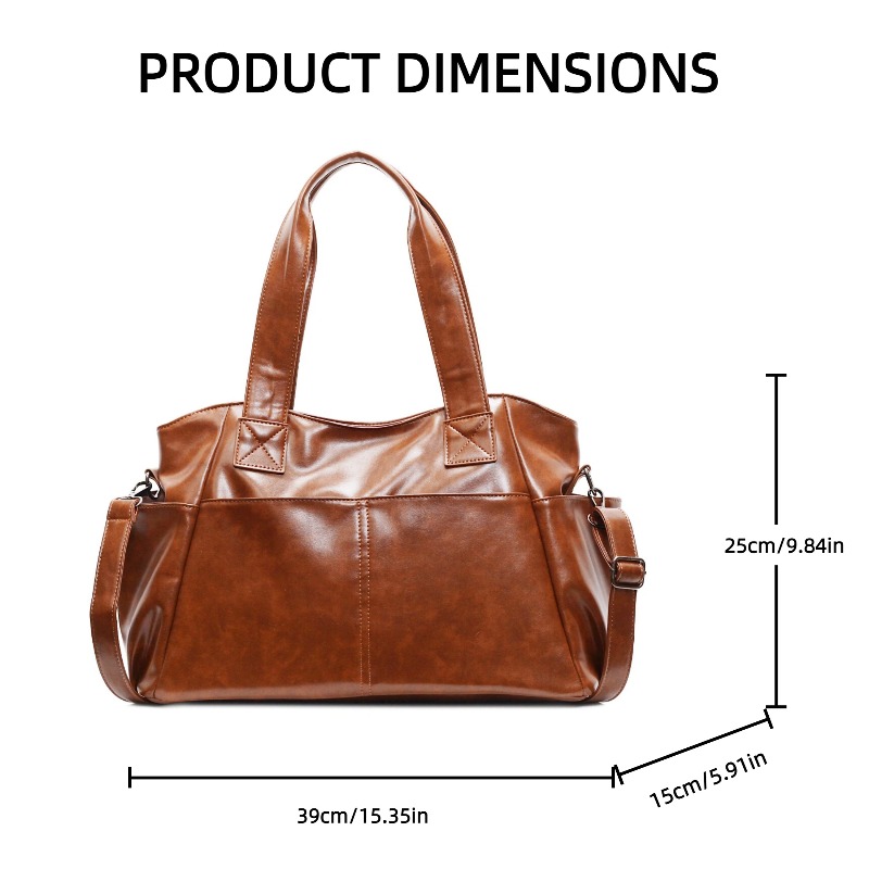 여성용 레트로 소프트 가죽 핸드백, 다중 포켓 대용량  - Leather Work Handbag 리뷰 및 가격