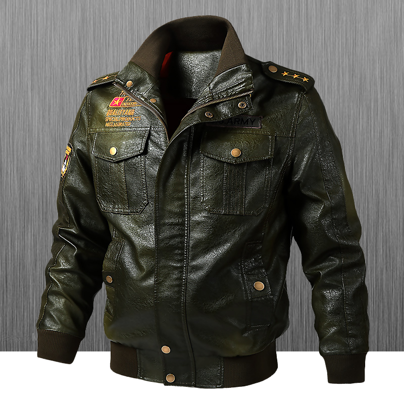 슬림핏 바이커 가죽 자켓 남성 캐주얼 스탠드 칼라 PU - Leather Work Jacket 리뷰 및 가격