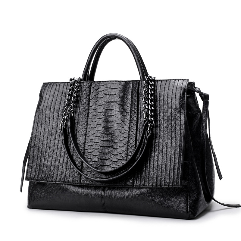지퍼가 달린 우아한 토트백, 여성용 트렌디한 핸드백,  - Leather Work Handbag 리뷰 및 가격