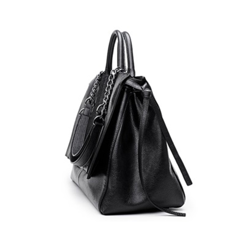 지퍼가 달린 우아한 토트백, 여성용 트렌디한 핸드백,  - Leather Work Handbag 리뷰 및 가격