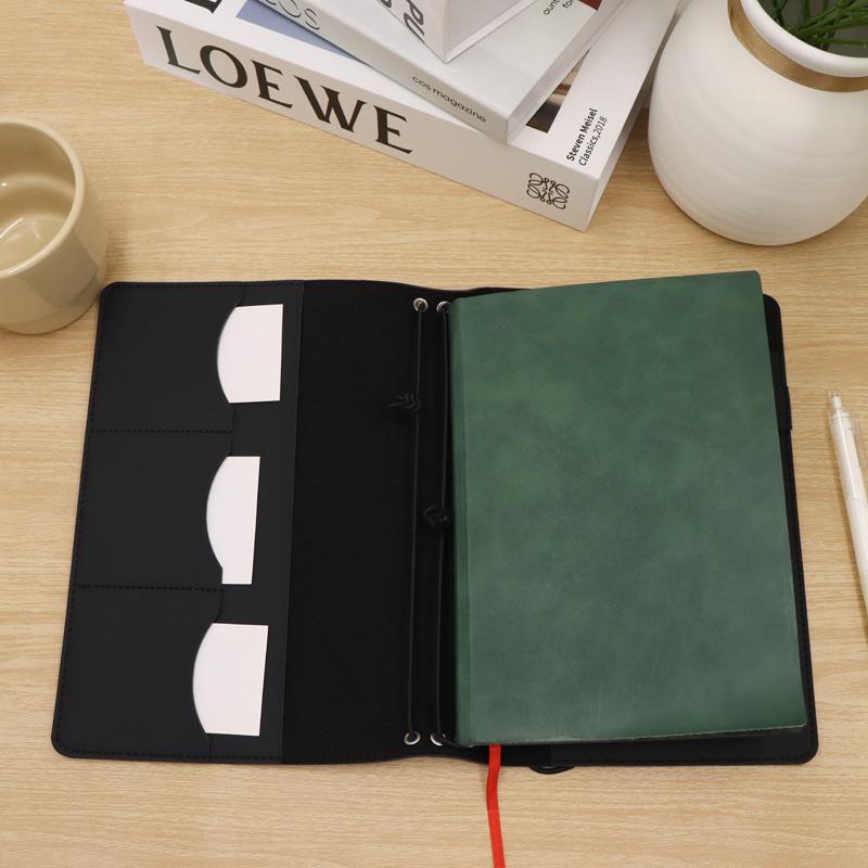 @*리필 가능한 크레이지 호스 가죽 바인더 오거나이저  - Leather Work Diary 리뷰 및 가격