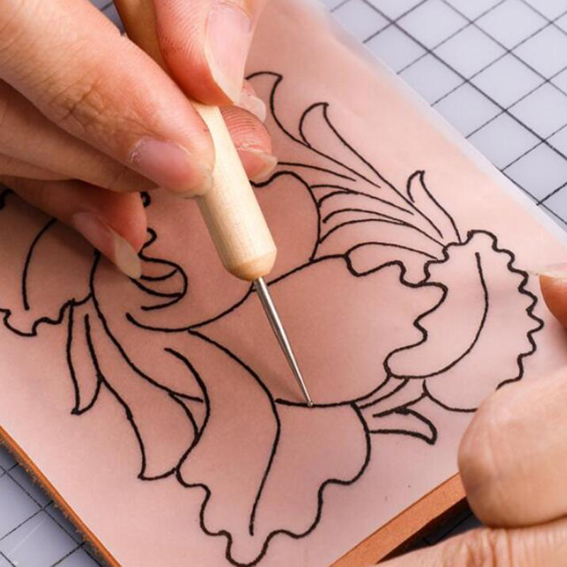 가죽 조각 도구 포인트 스타일러스 스플라이싱 스푼 볼  - Leatherwork Hand Press 리뷰 및 가격