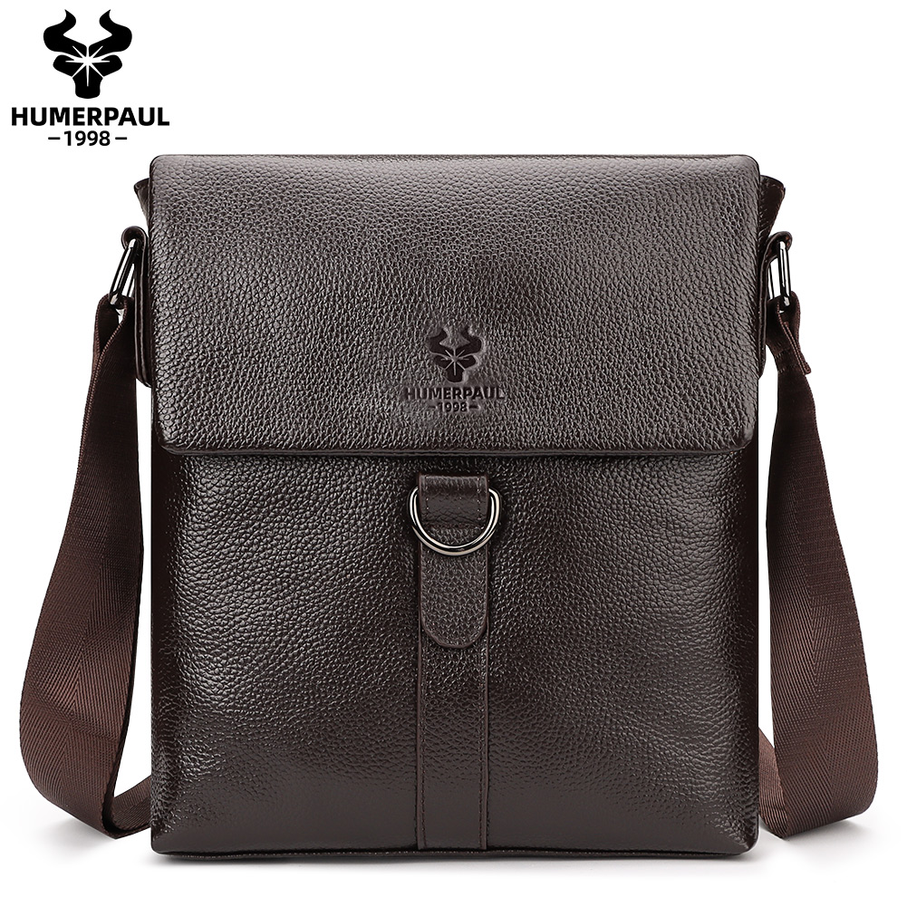 HUMERPAUL-새로운 패션 남성 가방, 정품 가죽  - Leather Work Bag Laptop 리뷰 및 가격