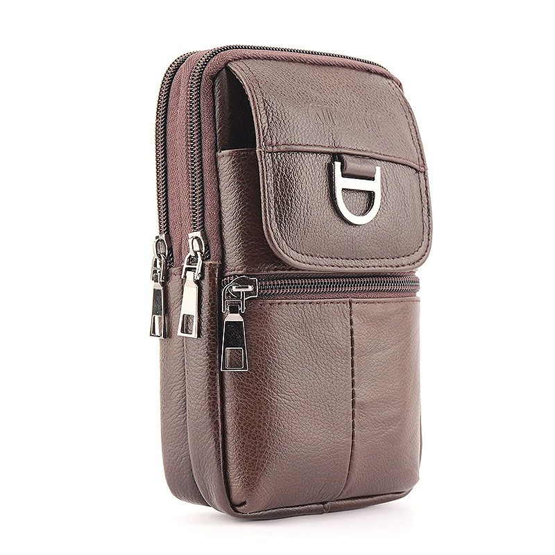 남성용 가죽 허리 가방 - 대용량 휴대폰 벨트 가방 - - Leather Work Bag Laptop 리뷰 및 가격